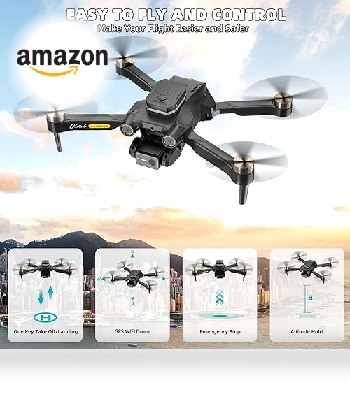 4K HD GPS Drone with Camera — Drones, TTBD TOYS
