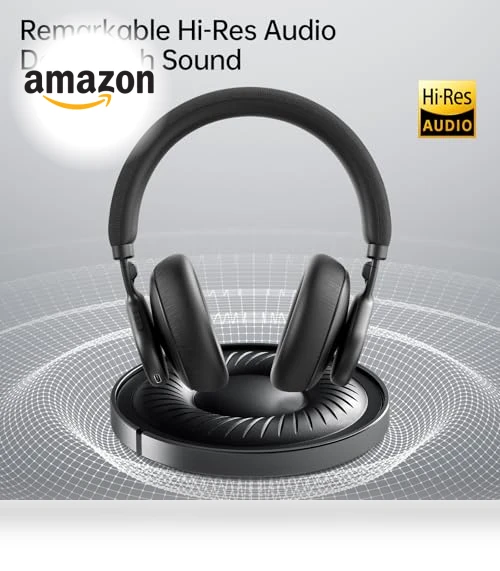 Active Noise Cancelling Headphones — Over-Ear Headphones, FINGERTIME