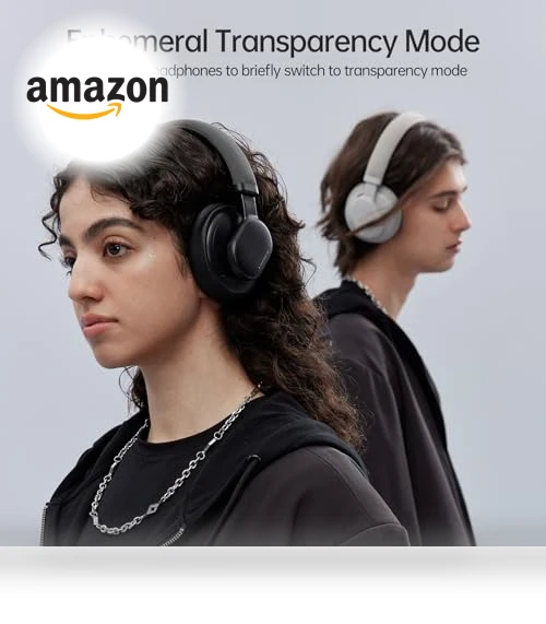 Active Noise Cancelling Headphones — Over-Ear Headphones, FINGERTIME