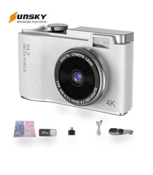 Dual-lens 4K HD CCD Camera — Camcorder