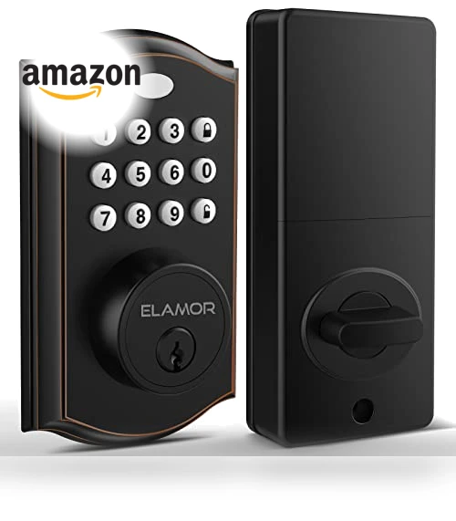 Electronic Deadbolt Lock with Keypads — Locks, ELAMOR
