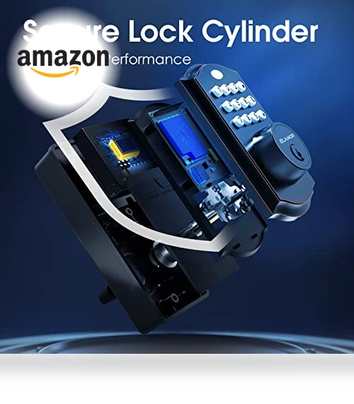 Electronic Deadbolt Lock with Keypads — Locks, ELAMOR