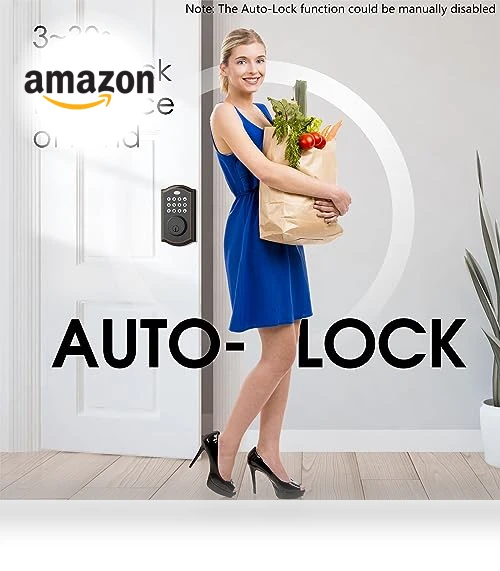 Electronic Deadbolt Lock with Keypads — Locks, ELAMOR