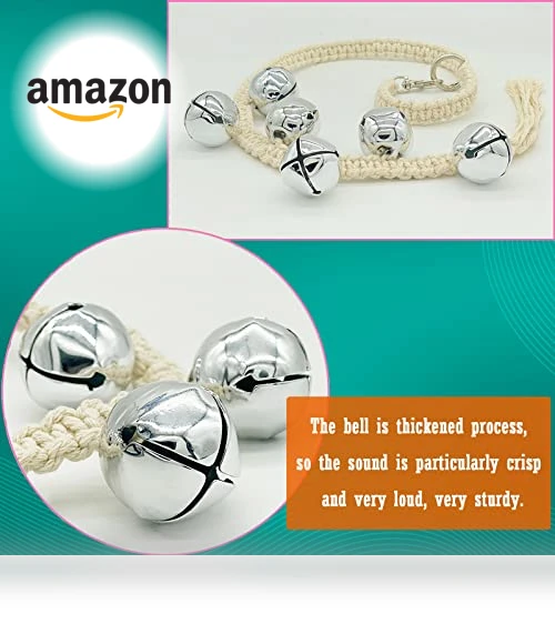 Extra Loud Dog Potty Training Bells — Doorbells, DORUI