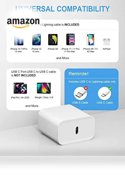 Fast Charger with Long Cable — Lightning, Coreykin