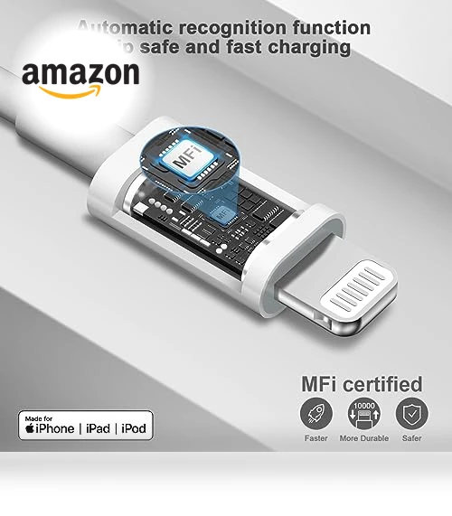 Fast Charger with Long Cable — Lightning, Coreykin