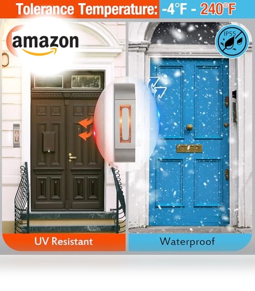 Metal Doorbell Push Button with Warm LED Light — Push Buttons, Enhon