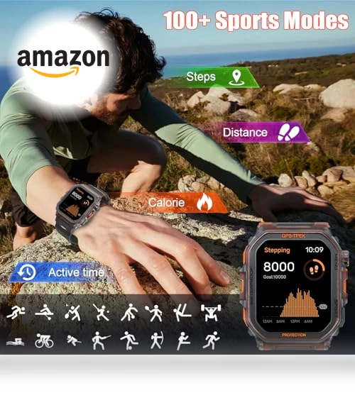 Military Smart Watch for Men — Smartwatches, SGJIK