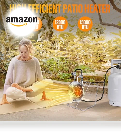 Multi-Use Portable Propane Heater/Cooker — Patio Heaters, Hotdevil