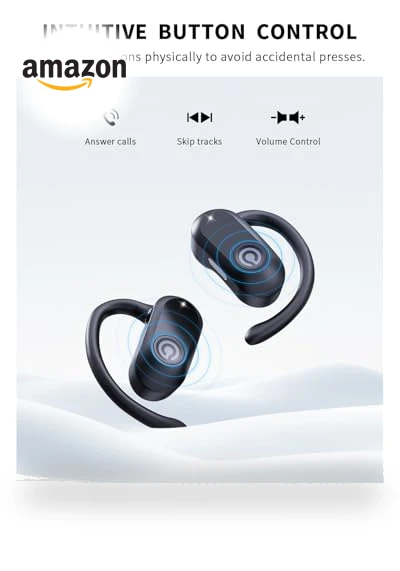 Open Ear Headphones — Bluetooth Headsets, CXK