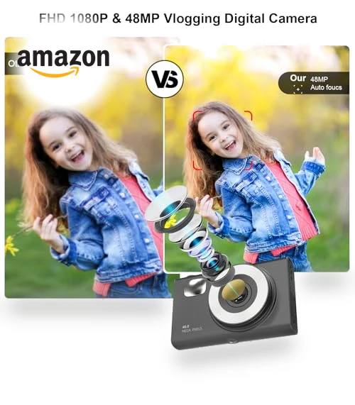 Portable Compact Point and Shoot Digital Camera — Compact Digital Cameras, SONSHUYI