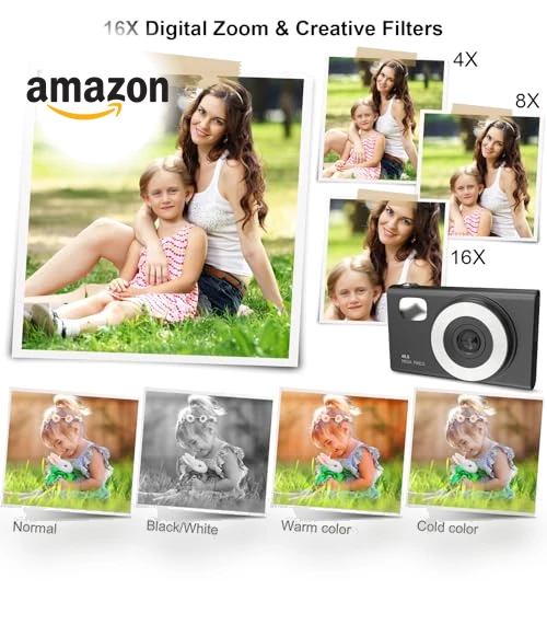 Portable Compact Point and Shoot Digital Camera — Compact Digital Cameras, SONSHUYI