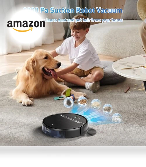 Robot Vacuum and Mop Combo — Smart Cleaning Robots, MANVN