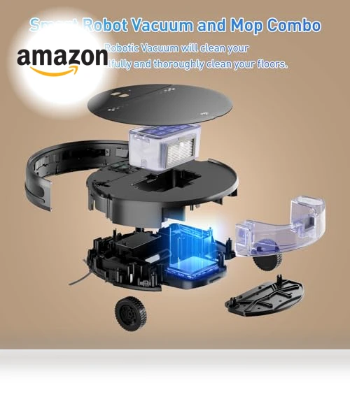 Robot Vacuum and Mop Combo — Smart Cleaning Robots, MANVN