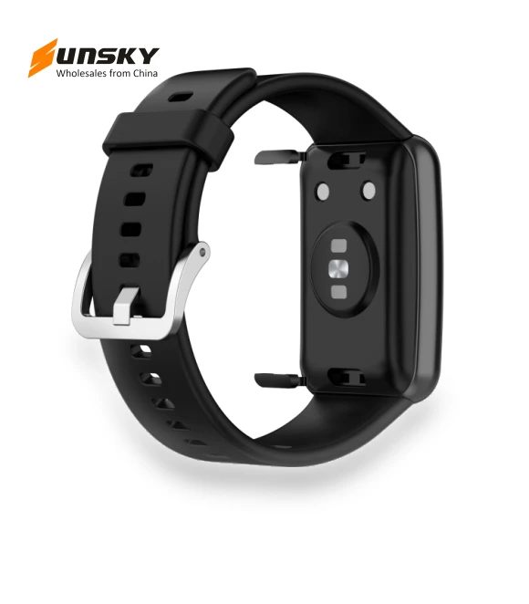 Silicone Watch Band with Stainless Steel Buckle — Bands, Huawei