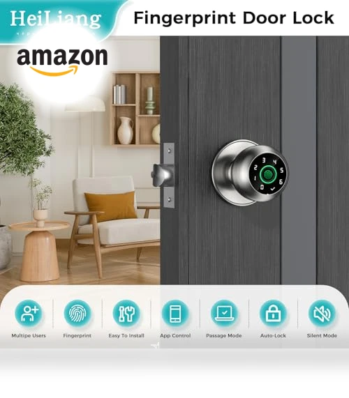 Smart Door Knob Lock — Electromagnetic Security Locks, HEI LIANG