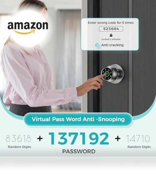 Smart Door Knob Lock — Electromagnetic Security Locks, HEI LIANG