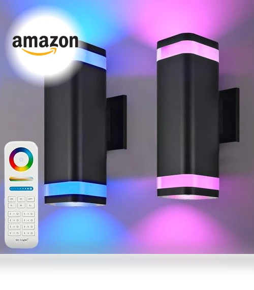 Smart Up and Down Lights Outdoor 2 Pack — Garden Illumination, wowlite