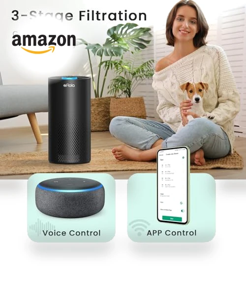 Smart Wi-Fi Air Purifier — Electrostatic Air Purifiers, Afloia