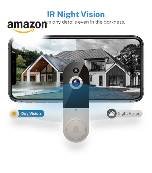 Smart Wireless Video Doorbell Camera with Chime — Smart Home Security, Shenzhen Puge Electronics Co., Ltd.