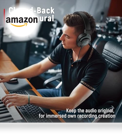 Studio Monitor Headphones for Recording — Earphones, FIFINE