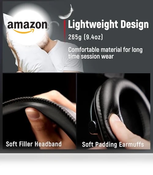 Studio Monitor Headphones for Recording — Earphones, FIFINE