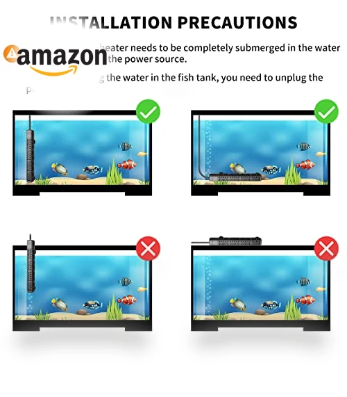 Submersible Aquarium Heater — Heaters & Chillers, HiTauing