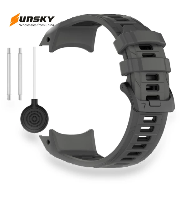 Two Color Sports Silicone Watch Band — Watch Straps & Bands, Garmin