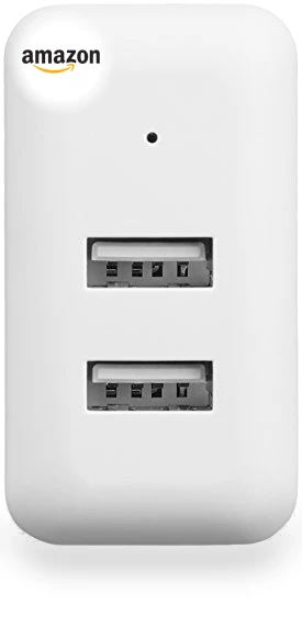 Two Port USB-A Wall Charger — Wall Chargers, Amazon Basics