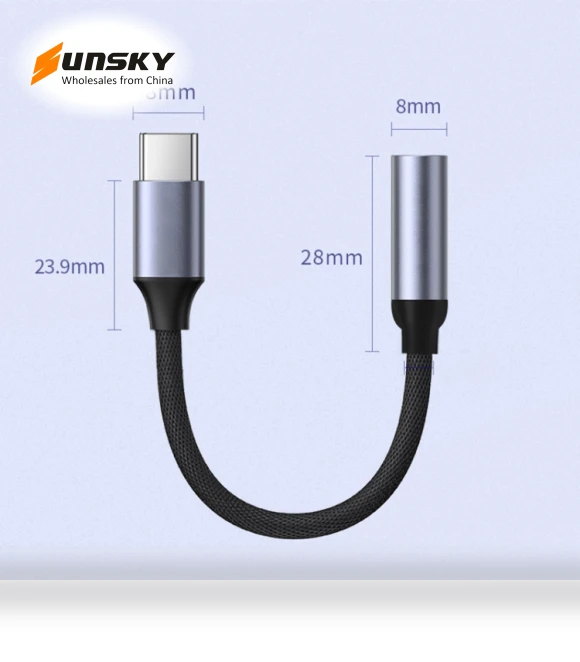USB-C to 3.5mm Audio Adapter Converter — Adapters