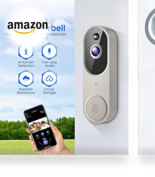 Video Doorbell Camera Wireless — Smart Home Security, ALPHAPEACH