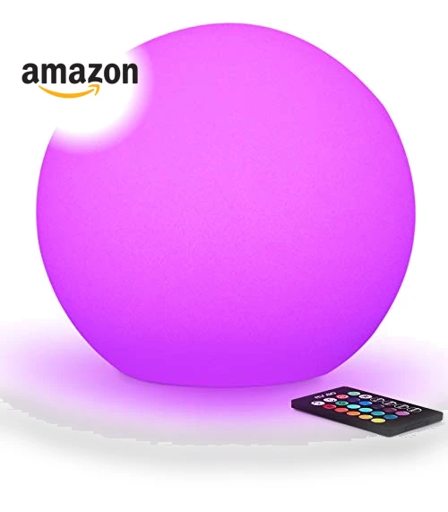 Waterproof Rechargeable LED Glowing Ball Light Orb Globe Lamp — Outdoor Light Projectors, Mr.Go