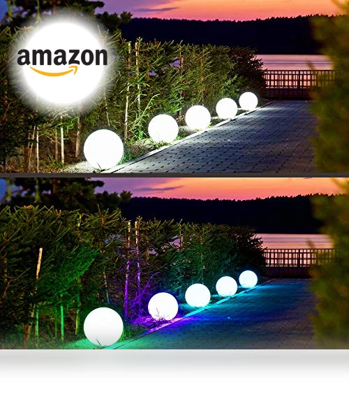 Waterproof Rechargeable LED Glowing Ball Light Orb Globe Lamp — Outdoor Light Projectors, Mr.Go