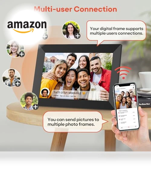 WiFi Digital Picture Frame — Digital Frames, BIGASUO