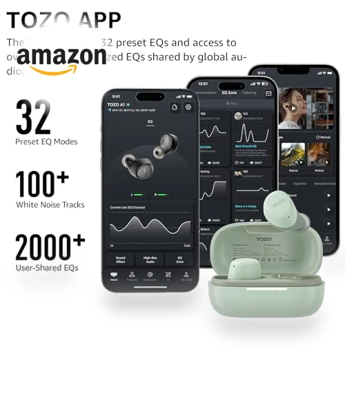 Wireless Earbuds — In-Ear Headphones, TOZO