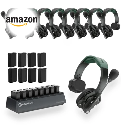 Wireless Intercom Headset System — Headsets, Hollyland