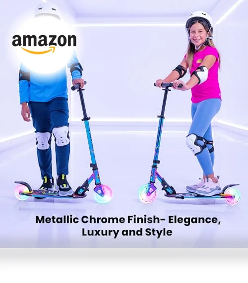 2 Wheel Kick Scooter with Dynamic Lights — Push Scooters, AERO MOBILITY