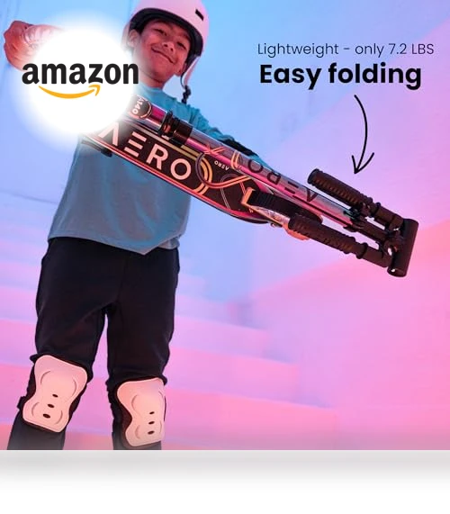 2 Wheel Kick Scooter with Dynamic Lights — Push Scooters, AERO MOBILITY