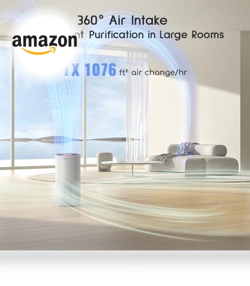 Air Purifier for Home Bedroom Large Room — HEPA Air Purifiers, Afloia