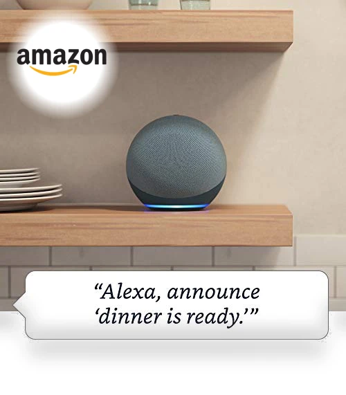 Alexa speaker with premium sound — Whole-Home Audio Systems, Amazon