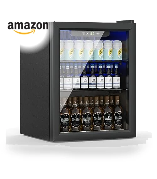 Compact Freestanding Beverage Refrigerator — Mini Fridges, Erivess