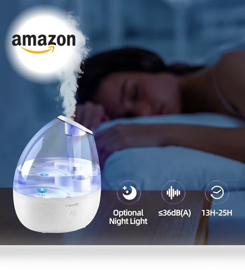 Cool Mist Humidifier — Air Moisturizers, Poksolfy