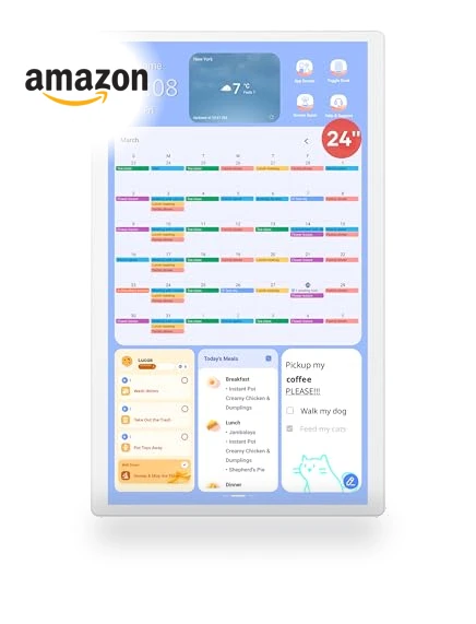 Digital Calendar Wall Touch Screen — Digital Planners, Cozyla Mate