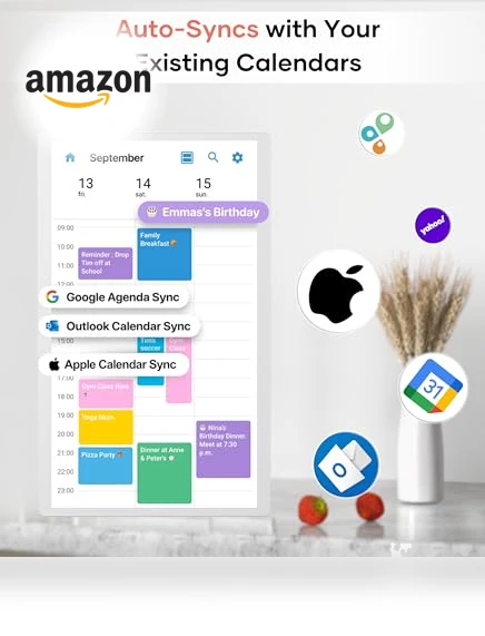 Digital Calendar Wall Touch Screen — Digital Planners, Cozyla Mate