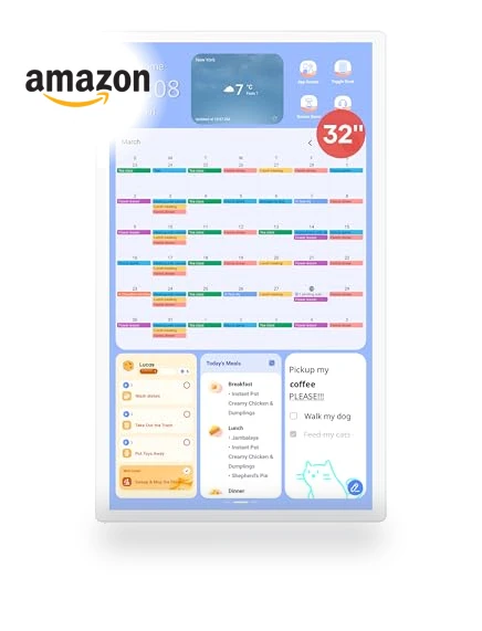 Digital Calendar Wall Touch Screen — Calendars, Cozyla Mate