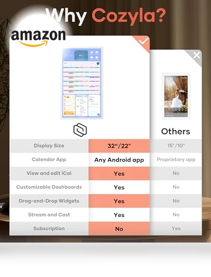 Digital Calendar Wall Touch Screen — Calendars, Cozyla Mate