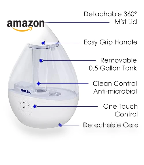 Droplet Ultrasonic Small Air Humidifier — Air Moisturizers, Crane