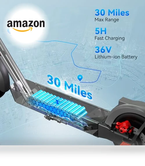 Electric Scooter with 10" Tires — Electric Self-Balancing Scooters, SISIGAD