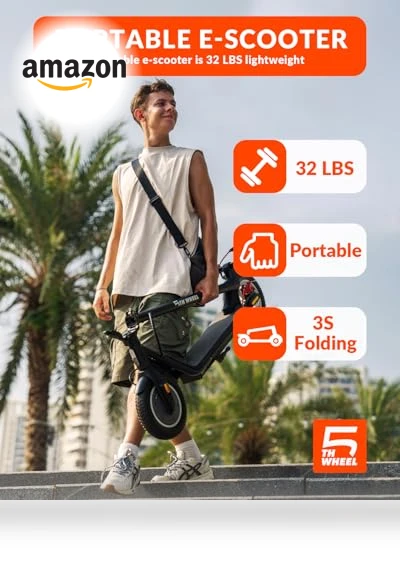 Electric Scooter — Push Scooters, 5TH WHEEL