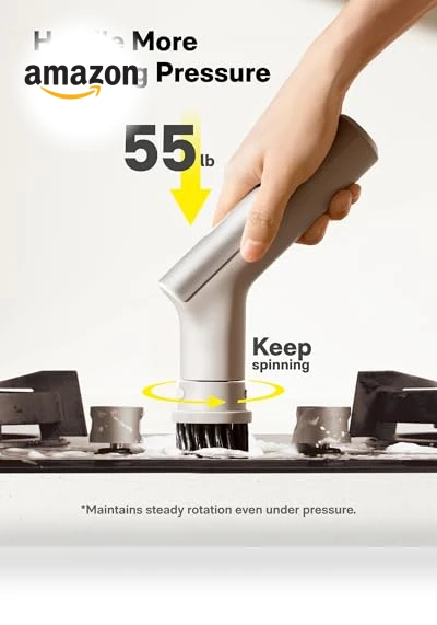 Electric Spin Scrubber — Brushes, HOTO